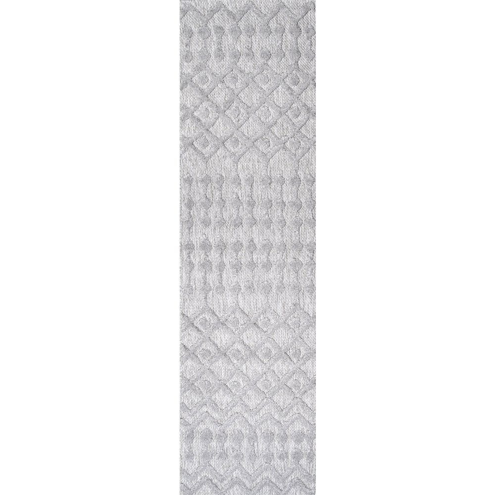 Peralta Moroccan Diamond Indoor/Outdoor Area Rug. Picture 1