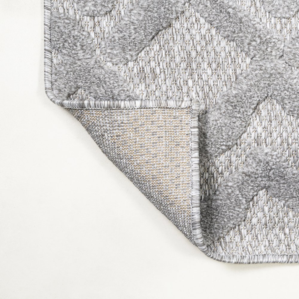 Peralta Moroccan Diamond Indoor/Outdoor Area Rug. Picture 3