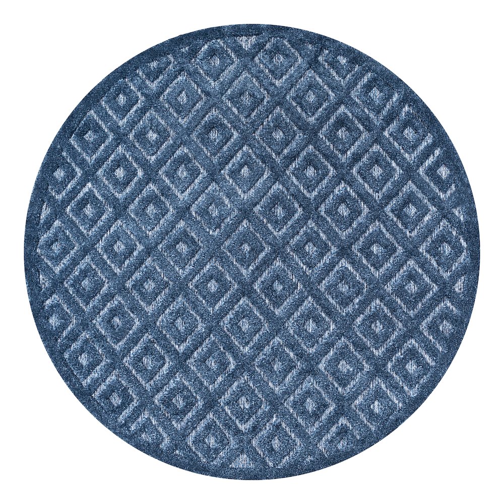 Portmany Neutral Diamond Trellis Indoor/Outdoor Area Rug. Picture 1