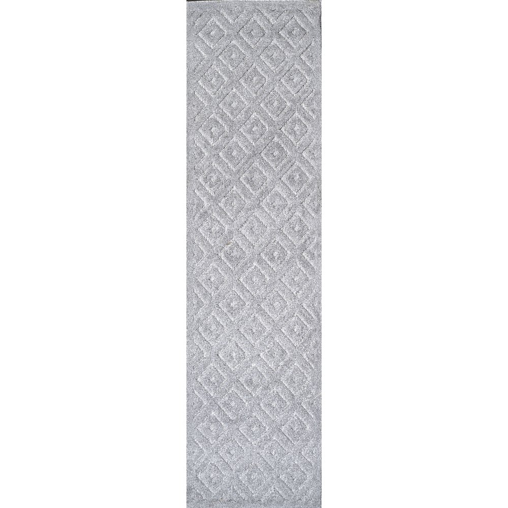 Portmany Neutral Diamond Trellis Indoor/Outdoor Area Rug. Picture 1