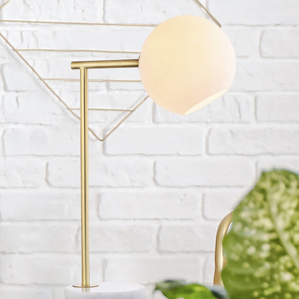 Charles Metal/Marble Led Table Lamp. Picture 7