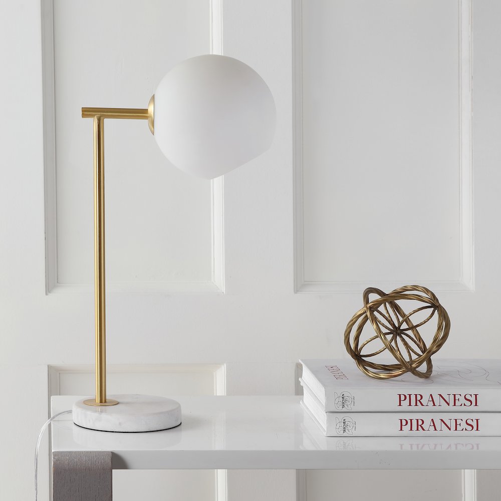 Charles Metal/Marble Led Table Lamp. Picture 6