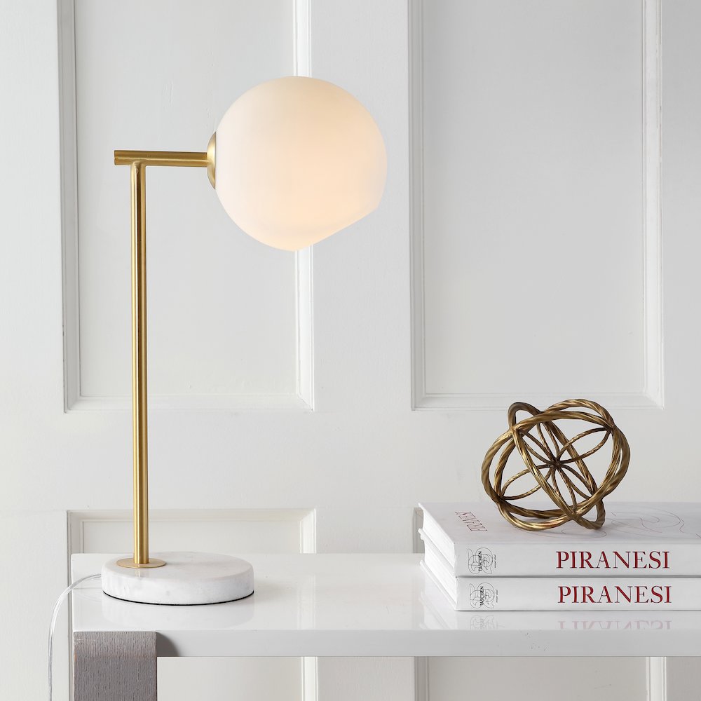 Charles Metal/Marble Led Table Lamp. Picture 5