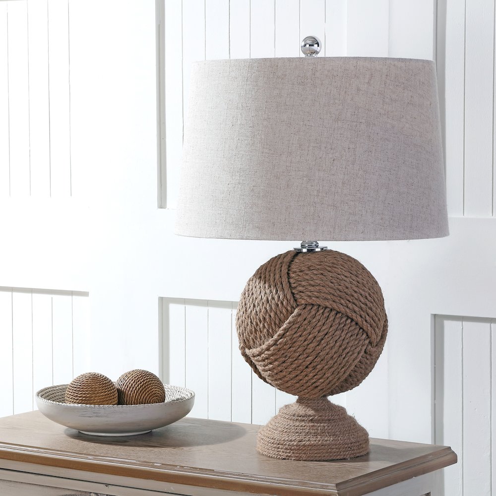 Monkeys Fist Knotted Rope Led Table Lamp. Picture 6