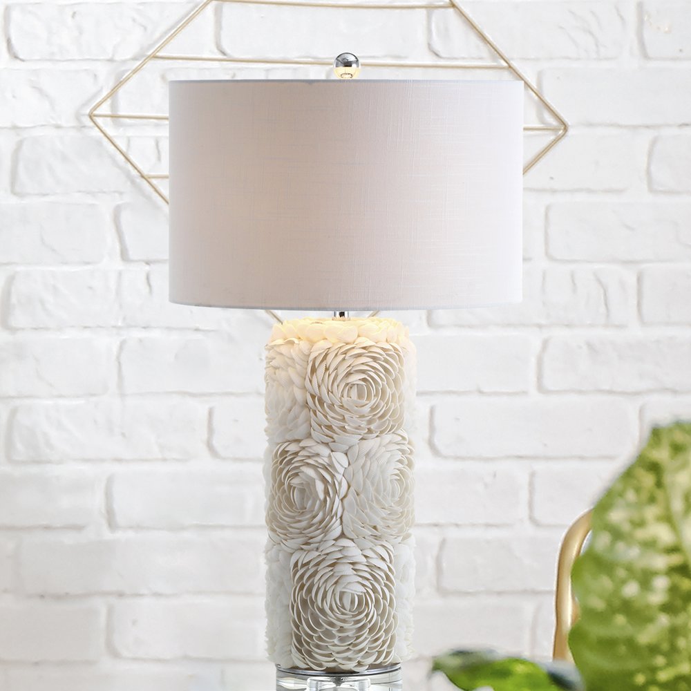 Rosette Seashell/Resin/Crystal Led Table Lamp. Picture 7