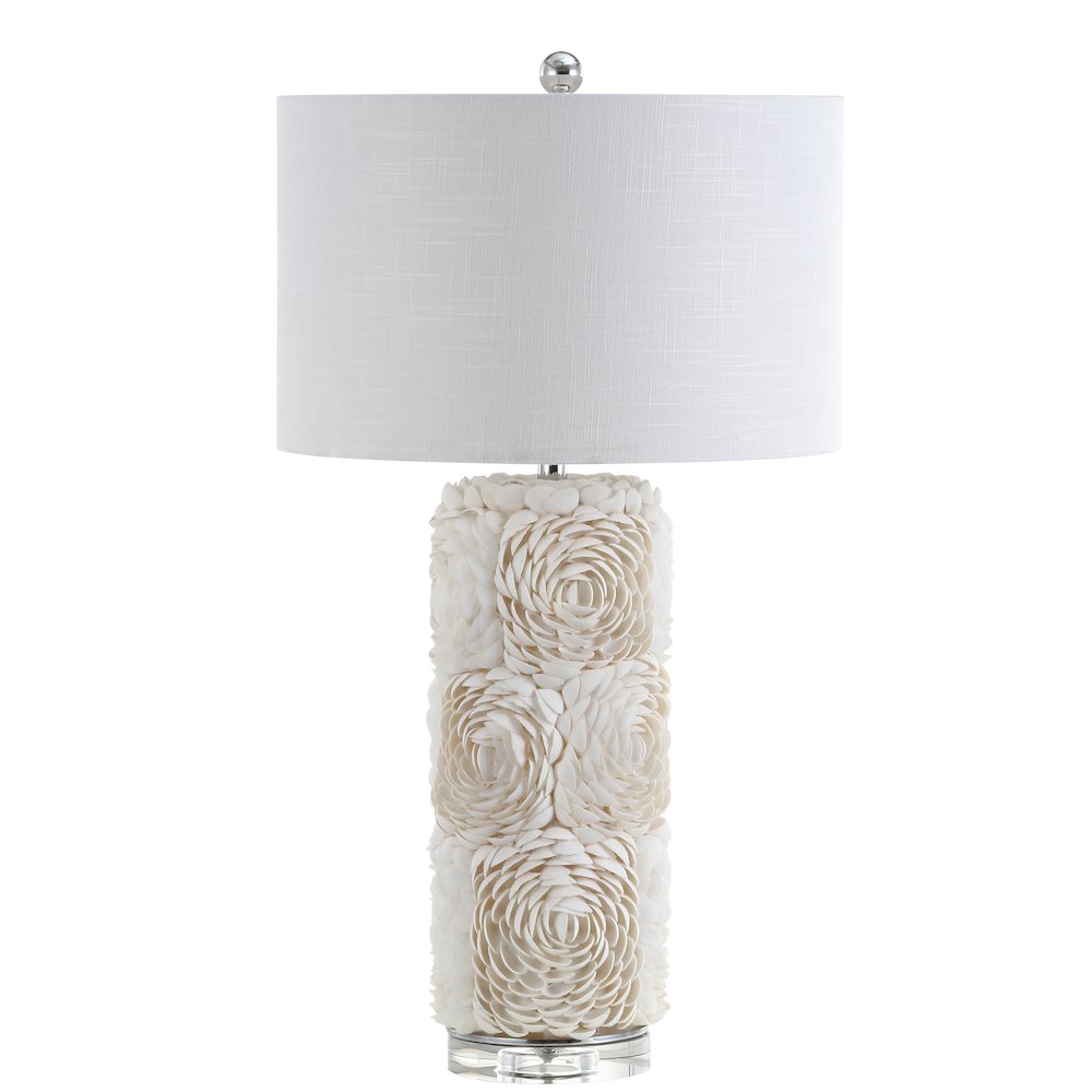 Rosette Seashell/Resin/Crystal Led Table Lamp. Picture 2