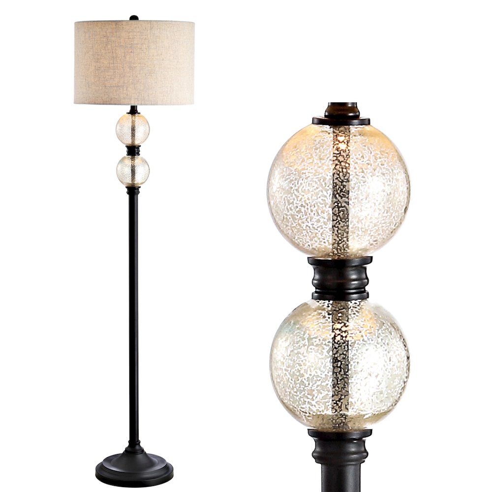 January Glassmetal Led Floor Lamp. Picture 7