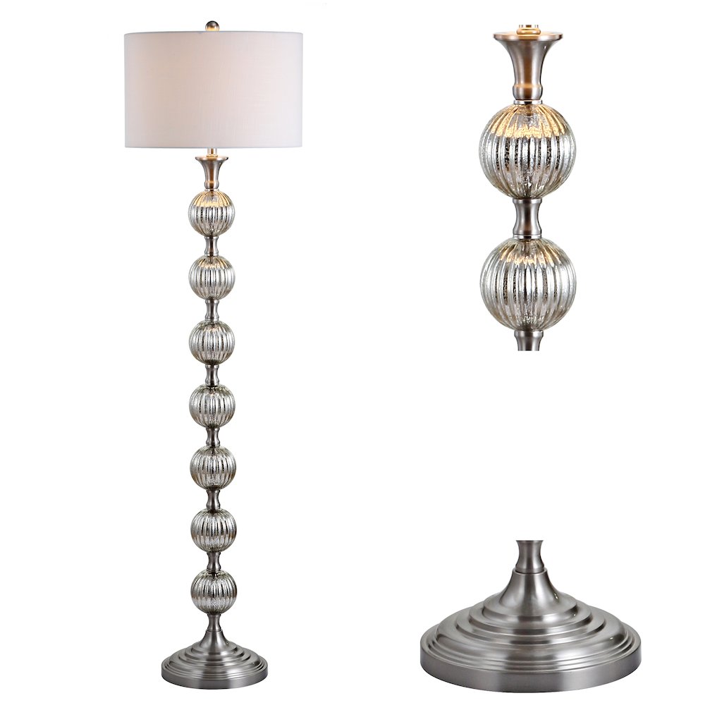 Oslo Glassmetal Led Floor Lamp. Picture 7