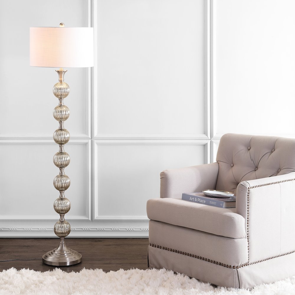 Oslo Glassmetal Led Floor Lamp. Picture 5