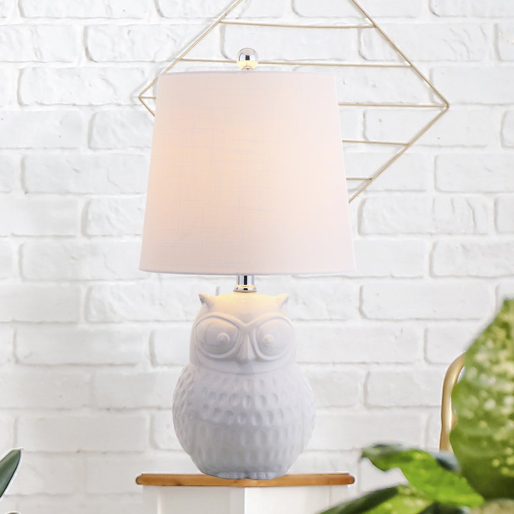 Hoot Ceramic Mini Led Table Lamp. Picture 7
