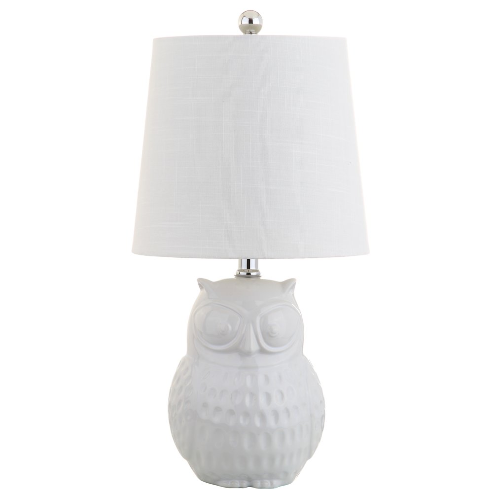 Hoot Ceramic Mini Led Table Lamp. Picture 2