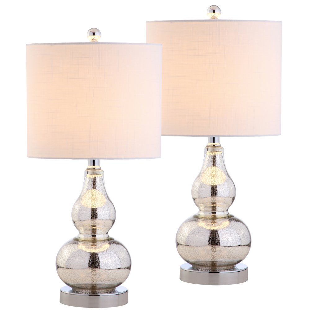 Anya Mini Glass Led Table Lamp (Set Of 2). Picture 1