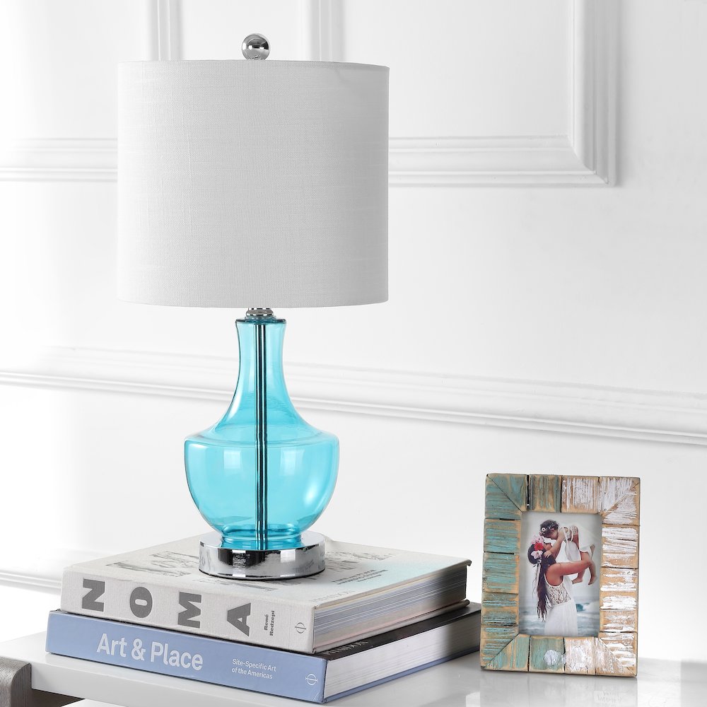 Colette Mini Glass Led Table Lamp. Picture 6