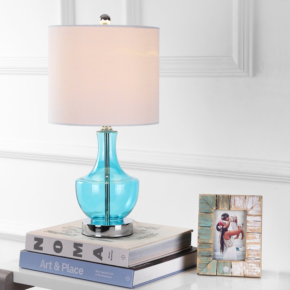 Colette Mini Glass Led Table Lamp. Picture 5