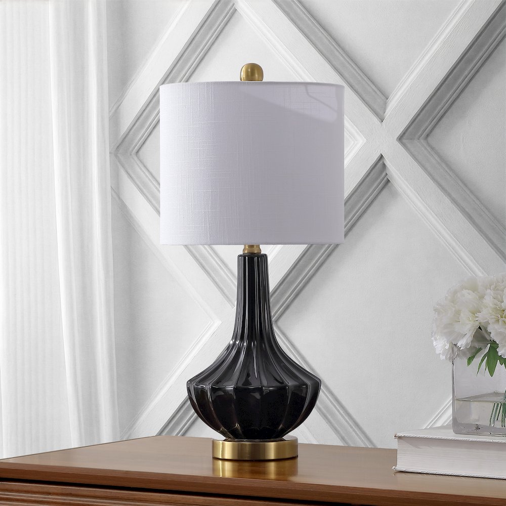 Parker Ceramic/Metal Gourd LED Table Lamp. Picture 8