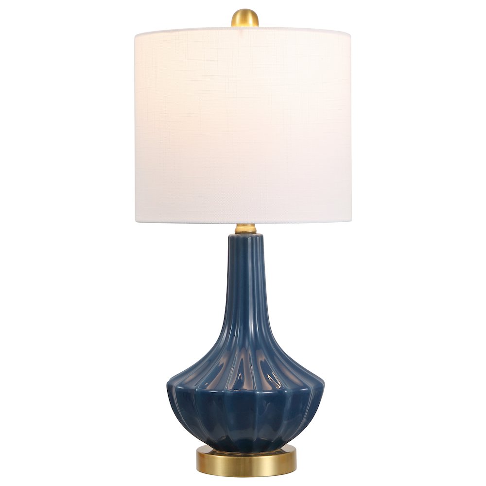 Parker Ceramic/Metal Gourd LED Table Lamp. Picture 1