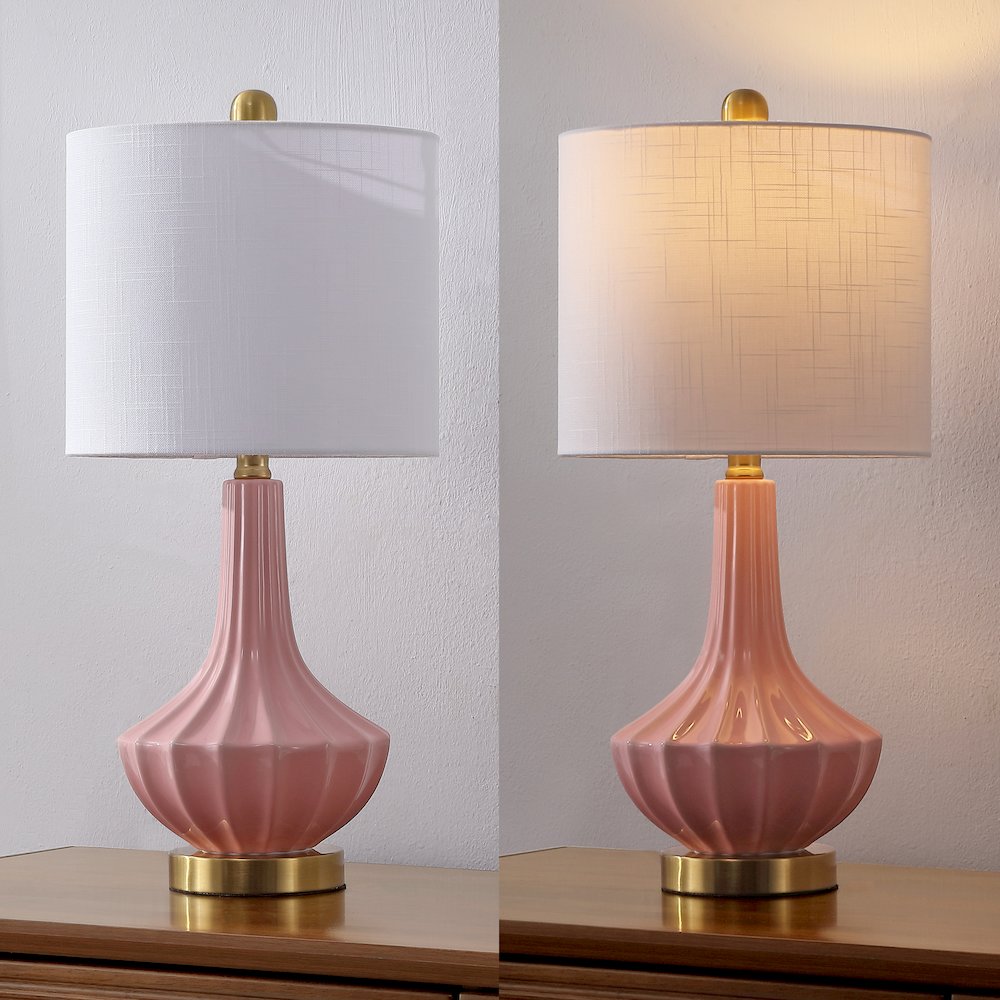 Parker Ceramic/Metal Gourd LED Table Lamp. Picture 7