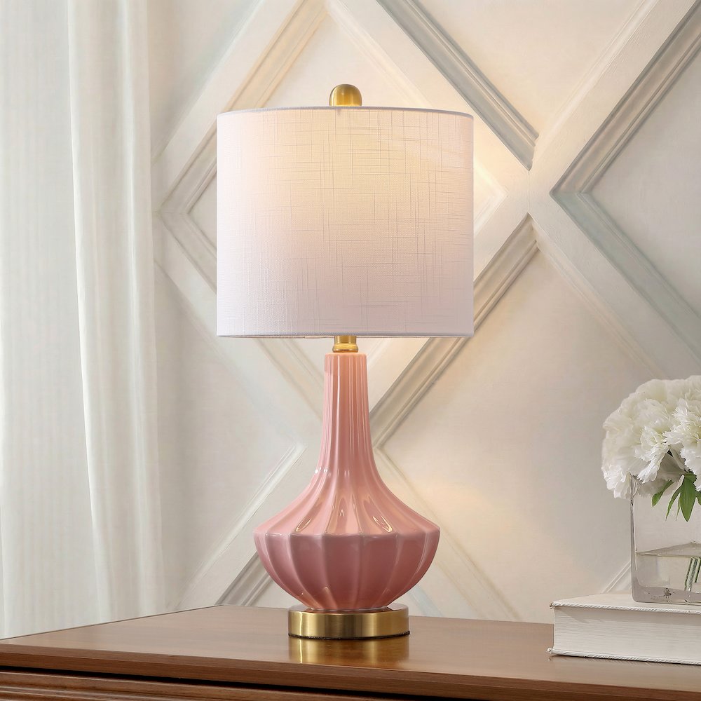 Parker Ceramic/Metal Gourd LED Table Lamp. Picture 2