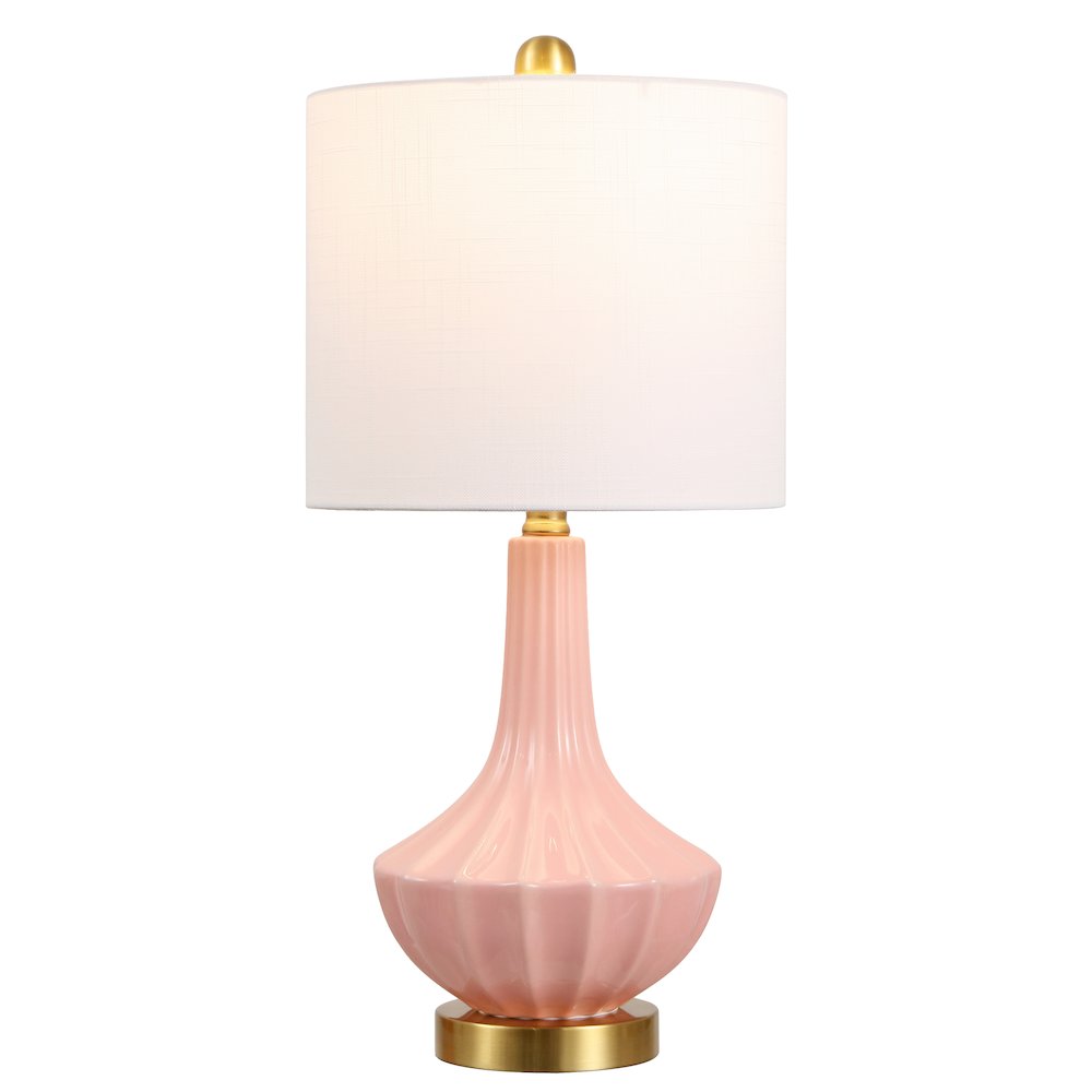 Parker Ceramic/Metal Gourd LED Table Lamp. Picture 1