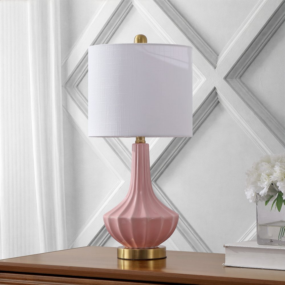 Parker Ceramic/Metal Gourd LED Table Lamp. Picture 8