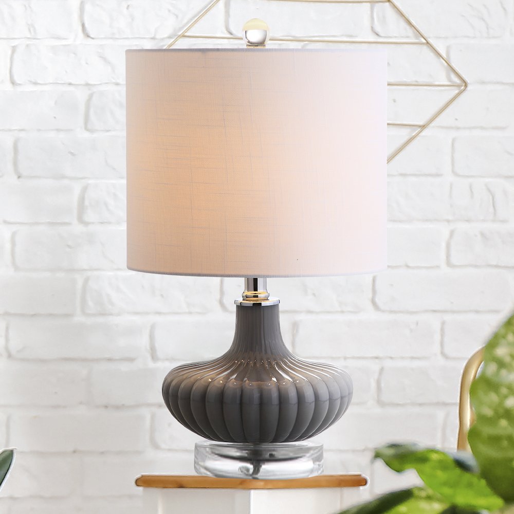 Kamille Glass And Lucite Led Table Lamp. Picture 7