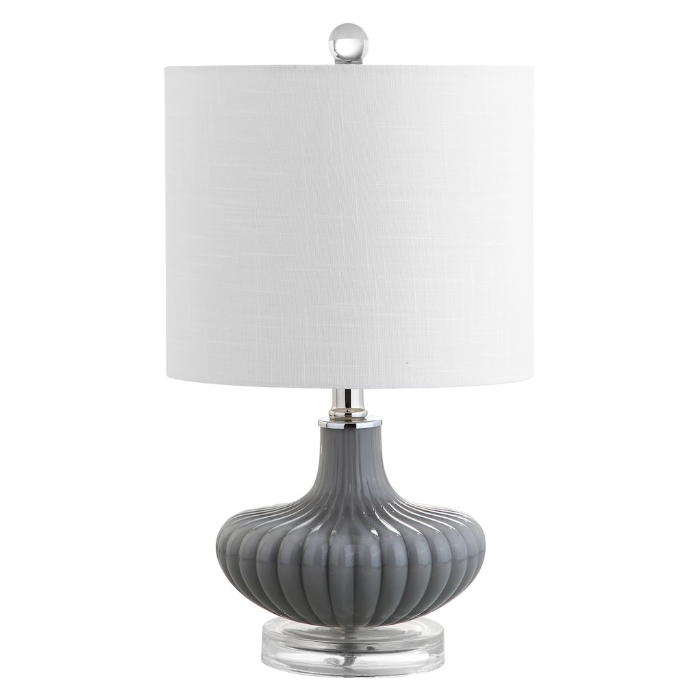 Kamille Glass And Lucite Led Table Lamp. Picture 2
