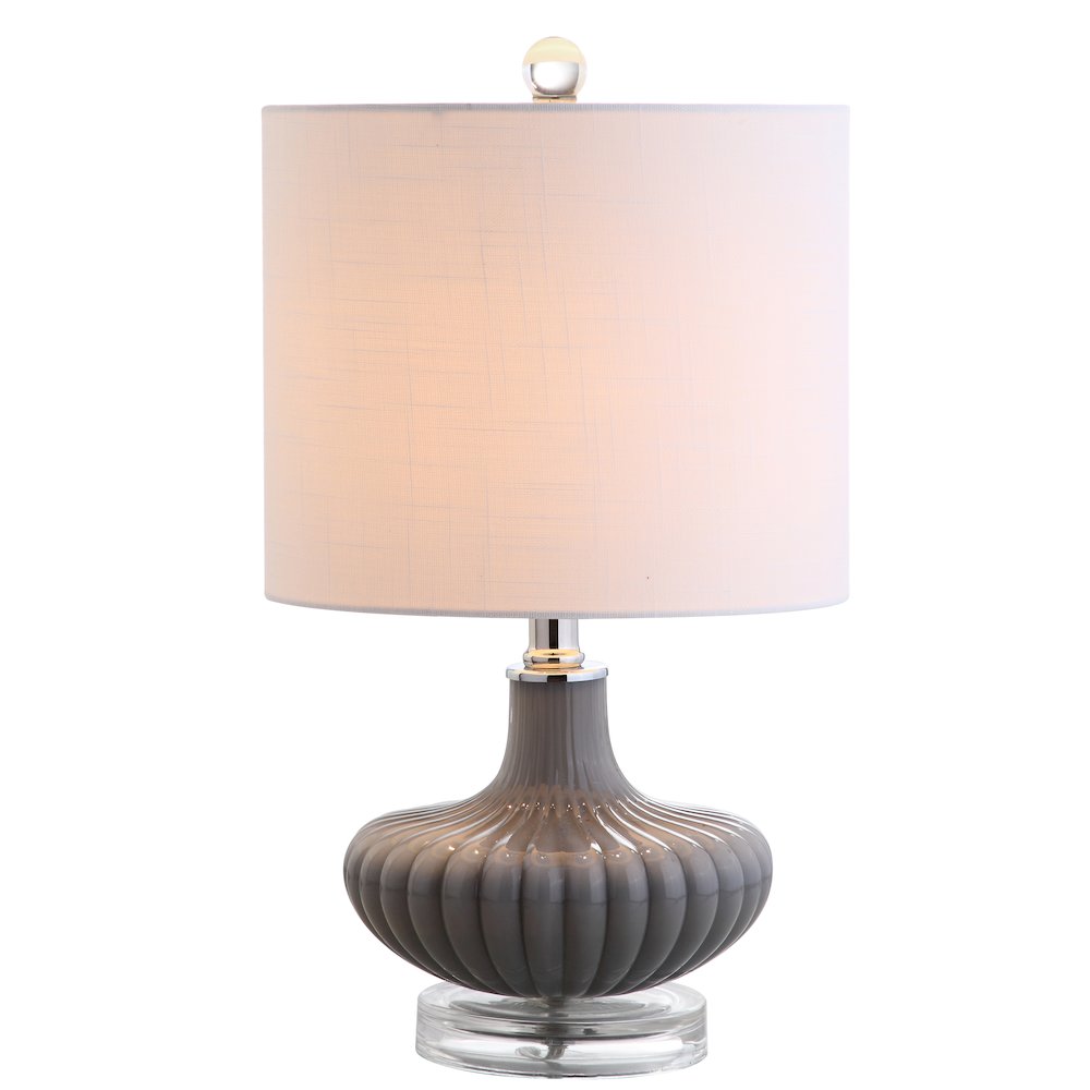 Kamille Glass And Lucite Led Table Lamp. Picture 1