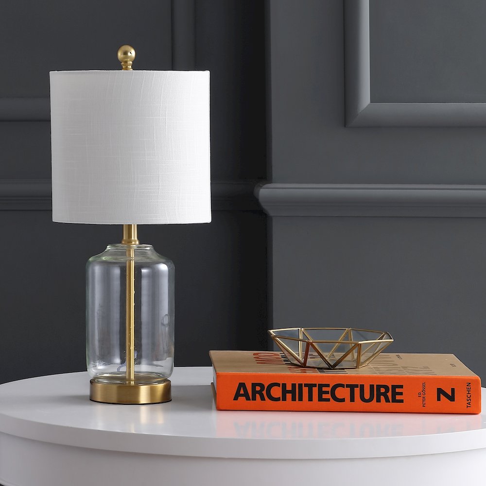 Duncan Glassmetal Led Table Lamp. Picture 8