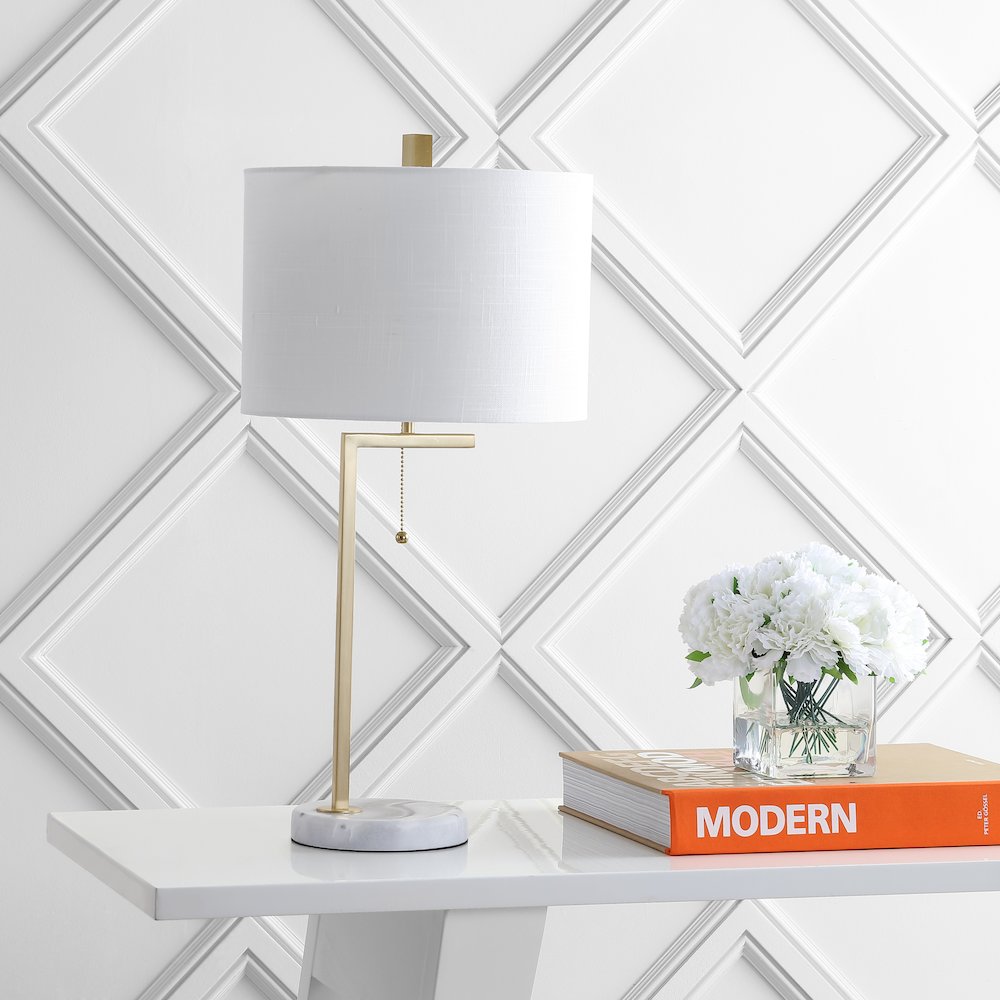 Alyssa Metal/Marble Led Table Lamp. Picture 6