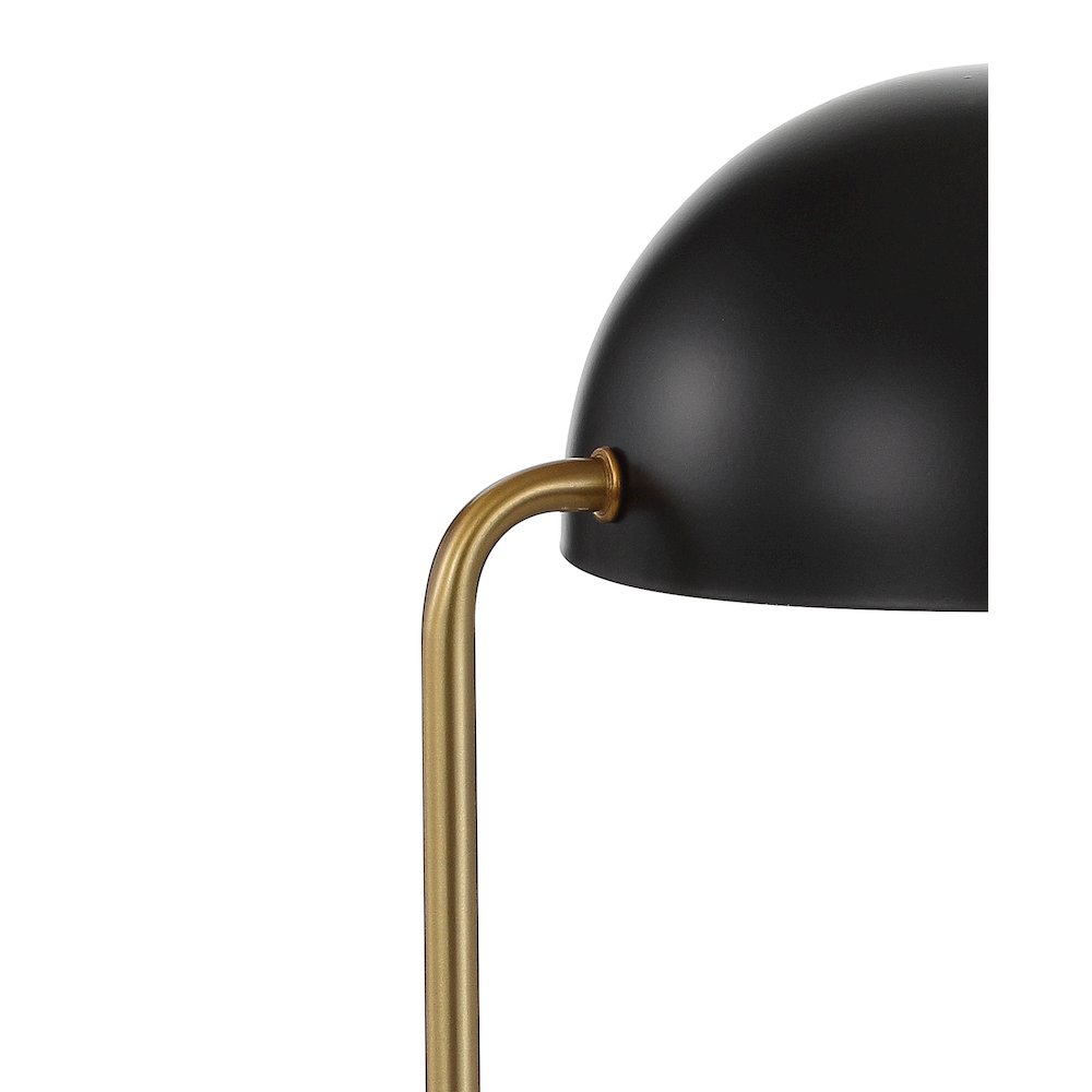 Porter Art Deco Dome Lamp With Marble Base. Picture 3