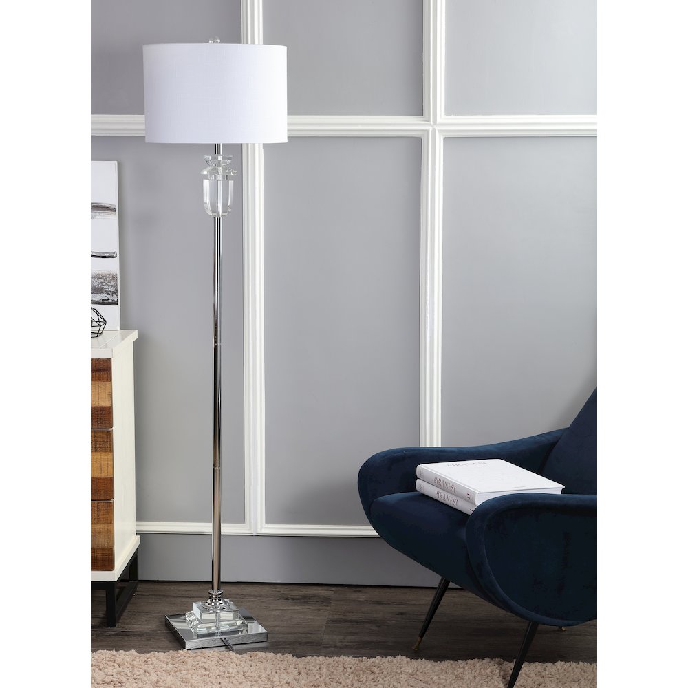Aria Crystal/Metal Led Floor Lamp. Picture 8