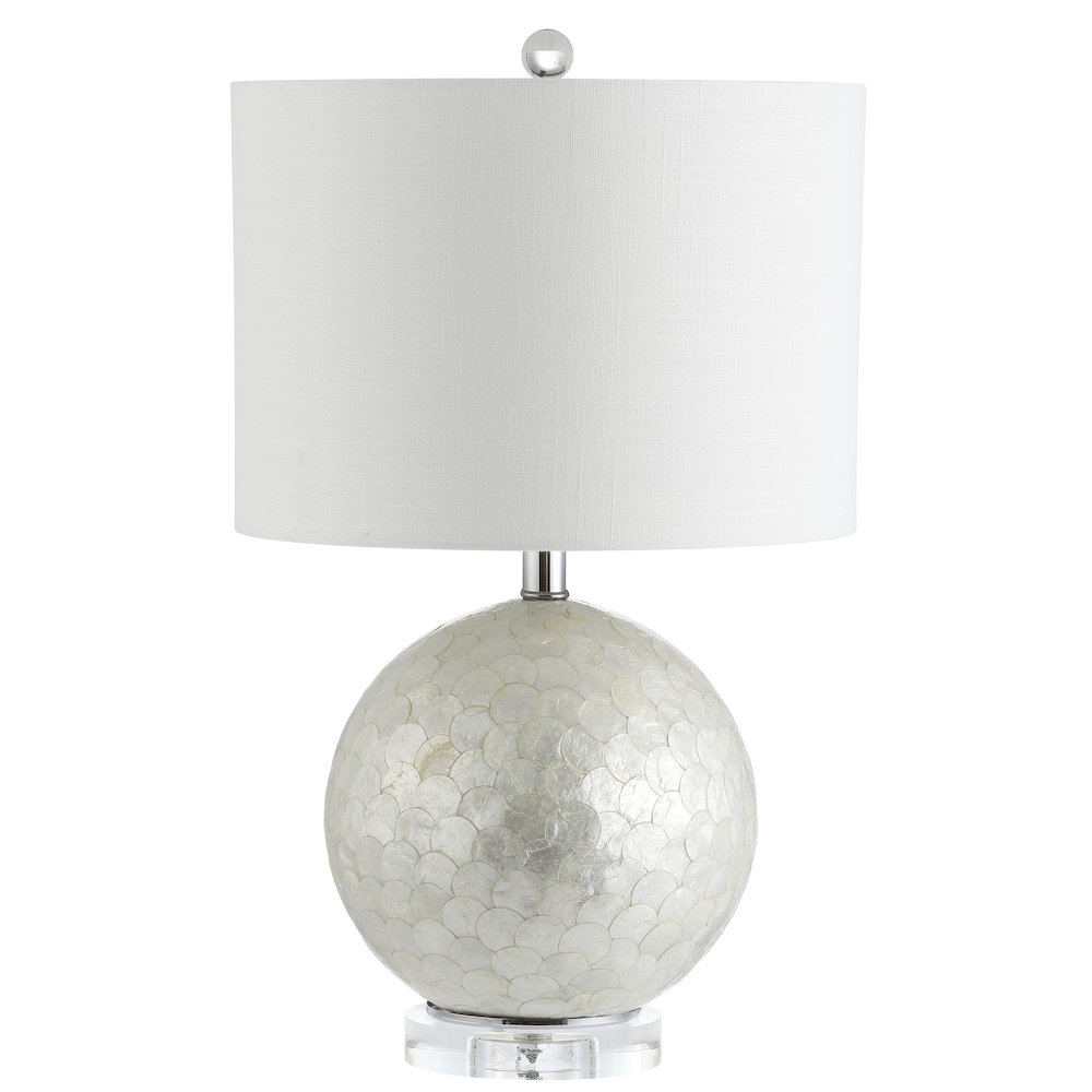 Zuri Capiz Seashell Sphere Led Table Lamp. Picture 2