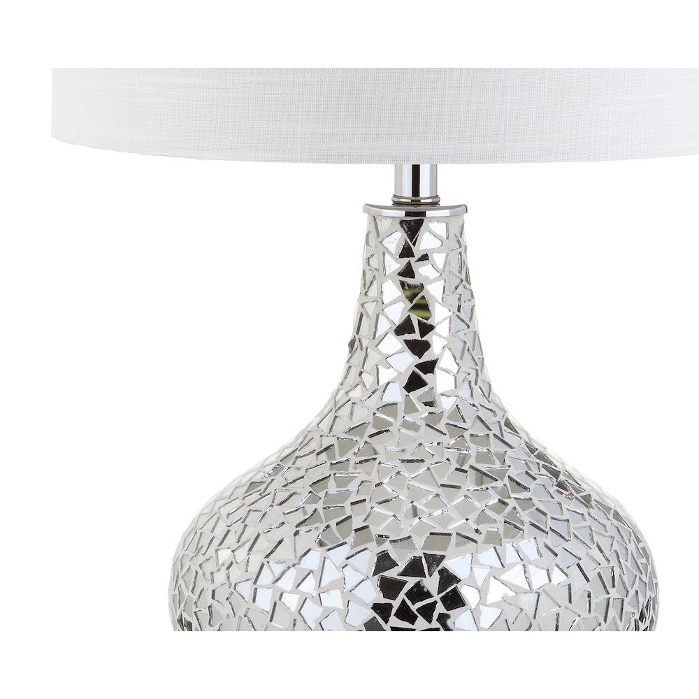 Emilia Mirrored Mosaic Led Table Lamp. Picture 3