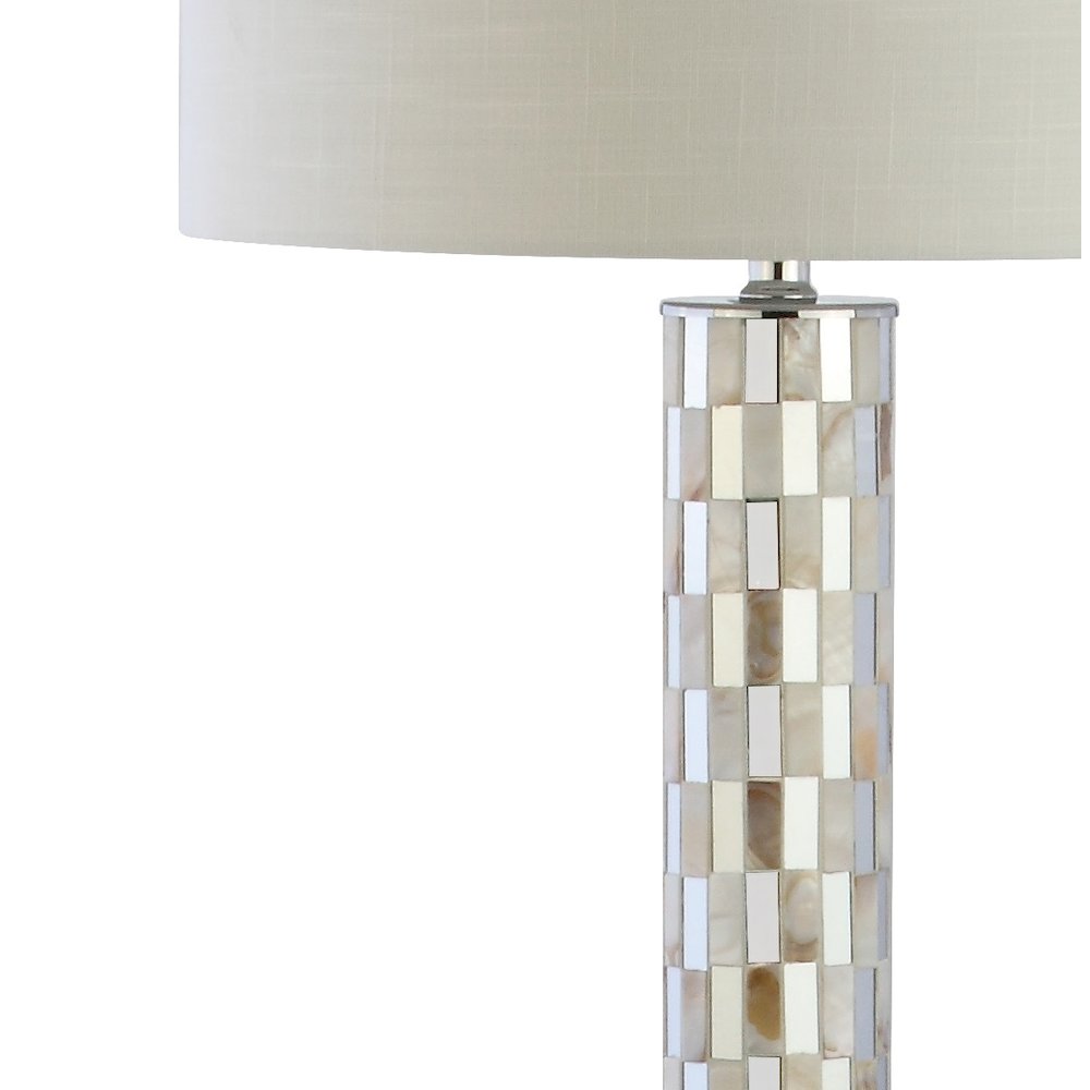 Liam Seashell Mosaic Led Floor Lamp. Picture 3
