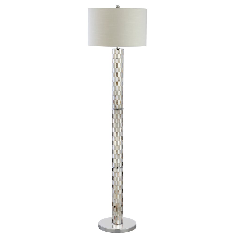 Liam Seashell Mosaic Led Floor Lamp. Picture 2