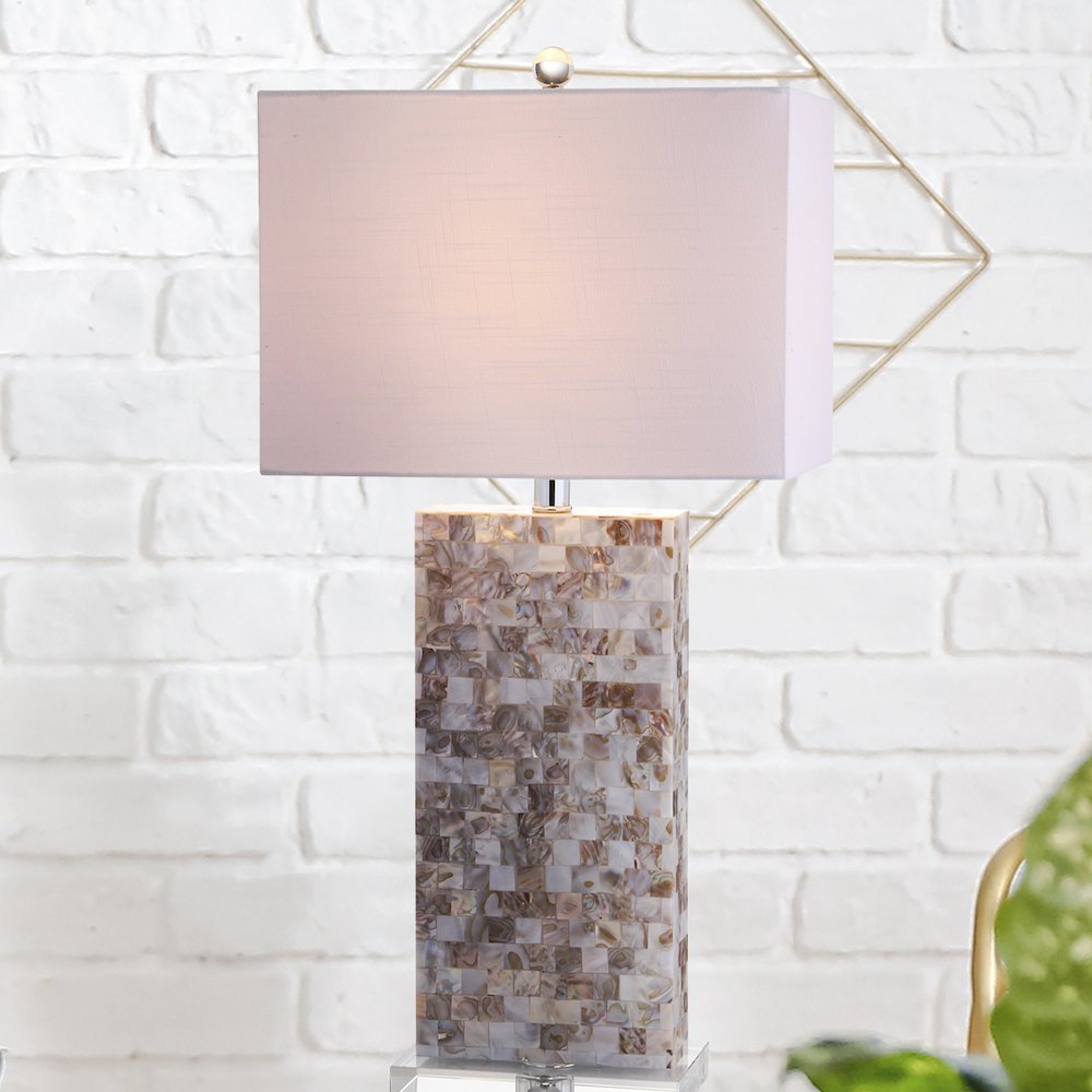 Cannon Seashell And Crystal Led Table Lamp. Picture 7