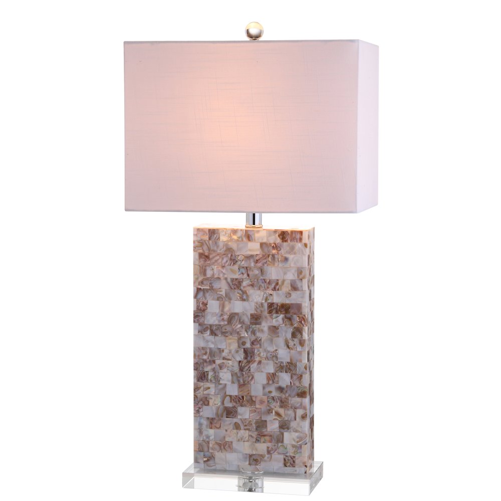 Cannon Seashell And Crystal Led Table Lamp. Picture 1