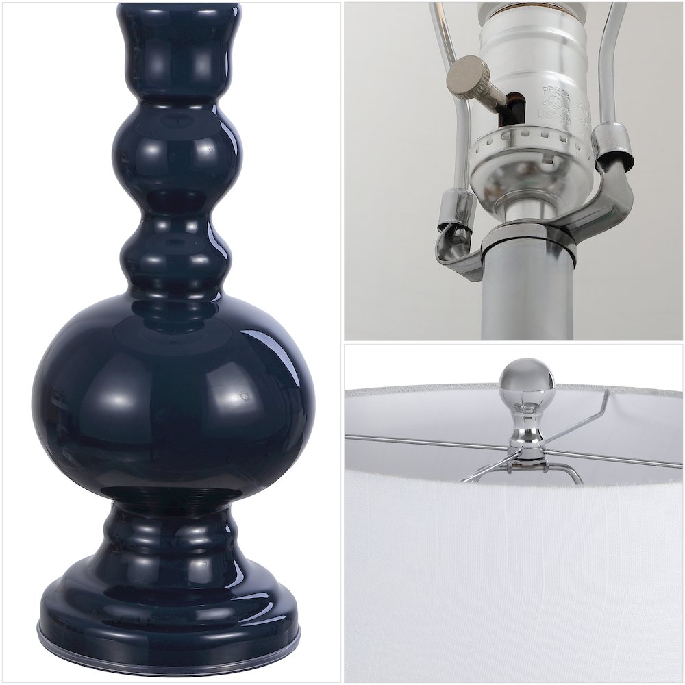 Genie Glass Led Table Lamp (Set Of 2). Picture 9