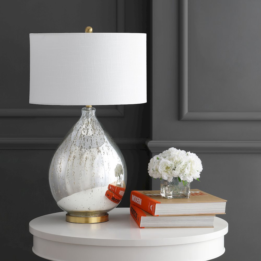 Sasha Glassmetal Led Table Lamp. Picture 8