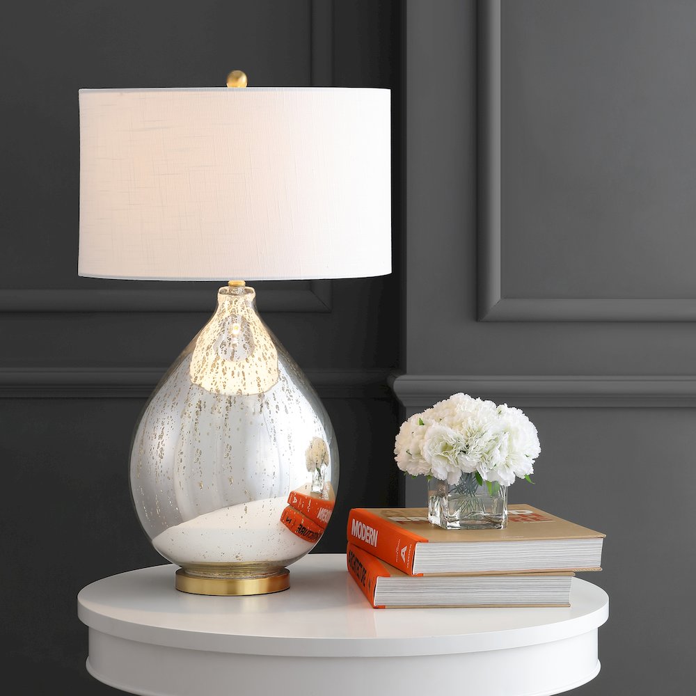 Sasha Glassmetal Led Table Lamp. Picture 7