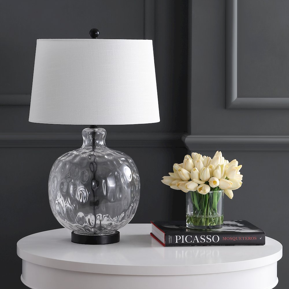 Rae Glassmetal Led Table Lamp. Picture 6