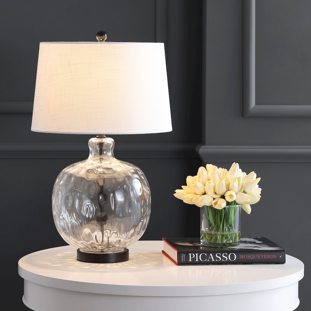 Rae Glassmetal Led Table Lamp. Picture 5