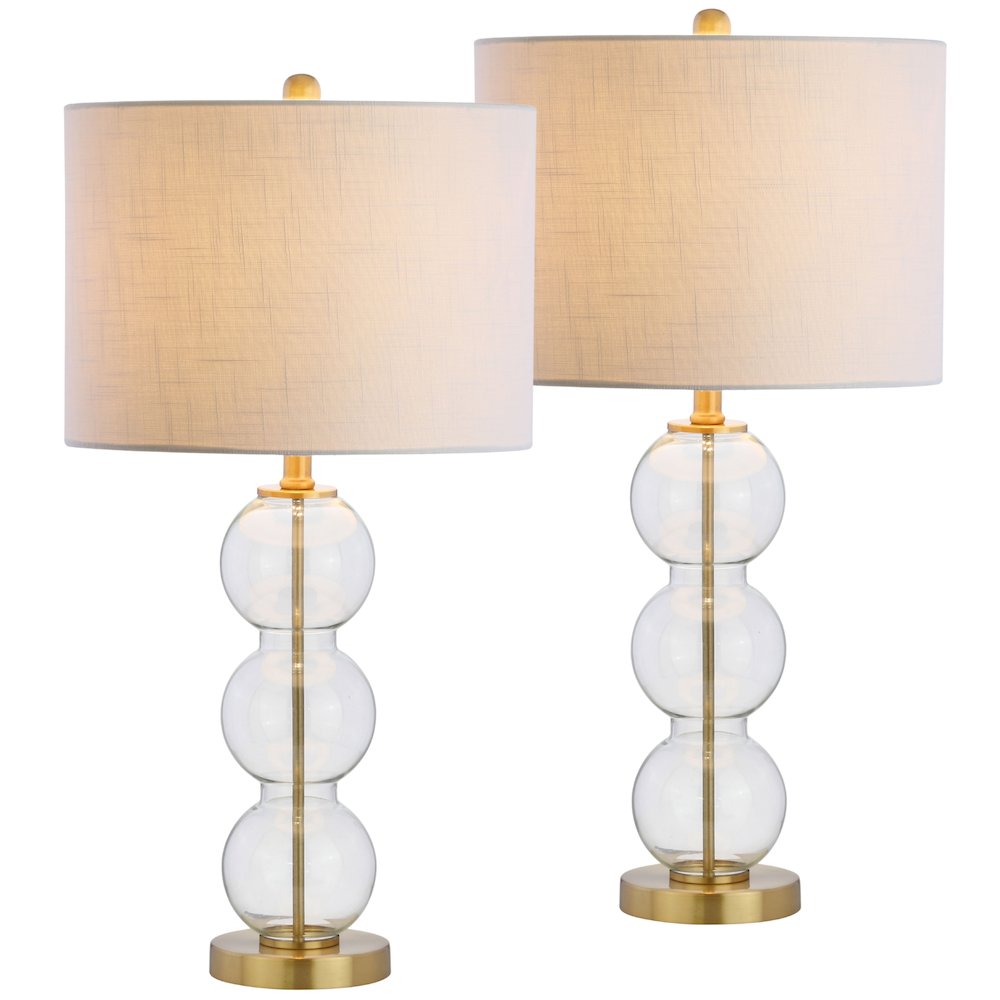 Bella Glass Triple Sphere Led Table Lamp (Set Of 2). Picture 1
