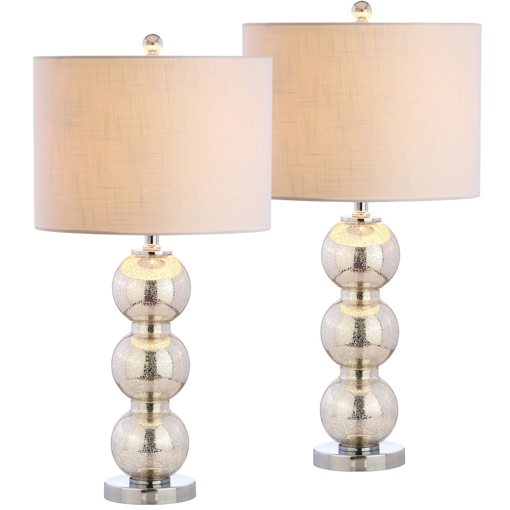 Bella Glass Triple Sphere Led Table Lamp (Set Of 2). Picture 1