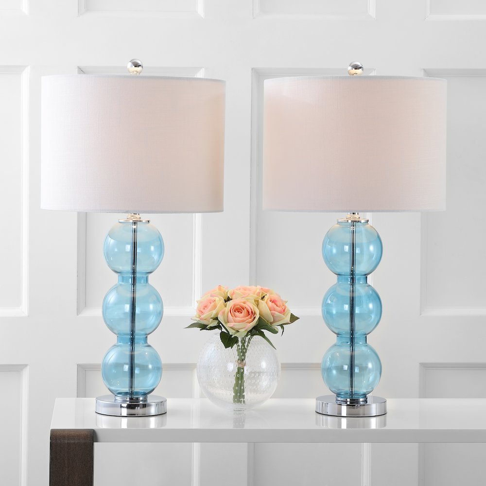 Bella Glass Triple Sphere Led Table Lamp (Set Of 2). Picture 5