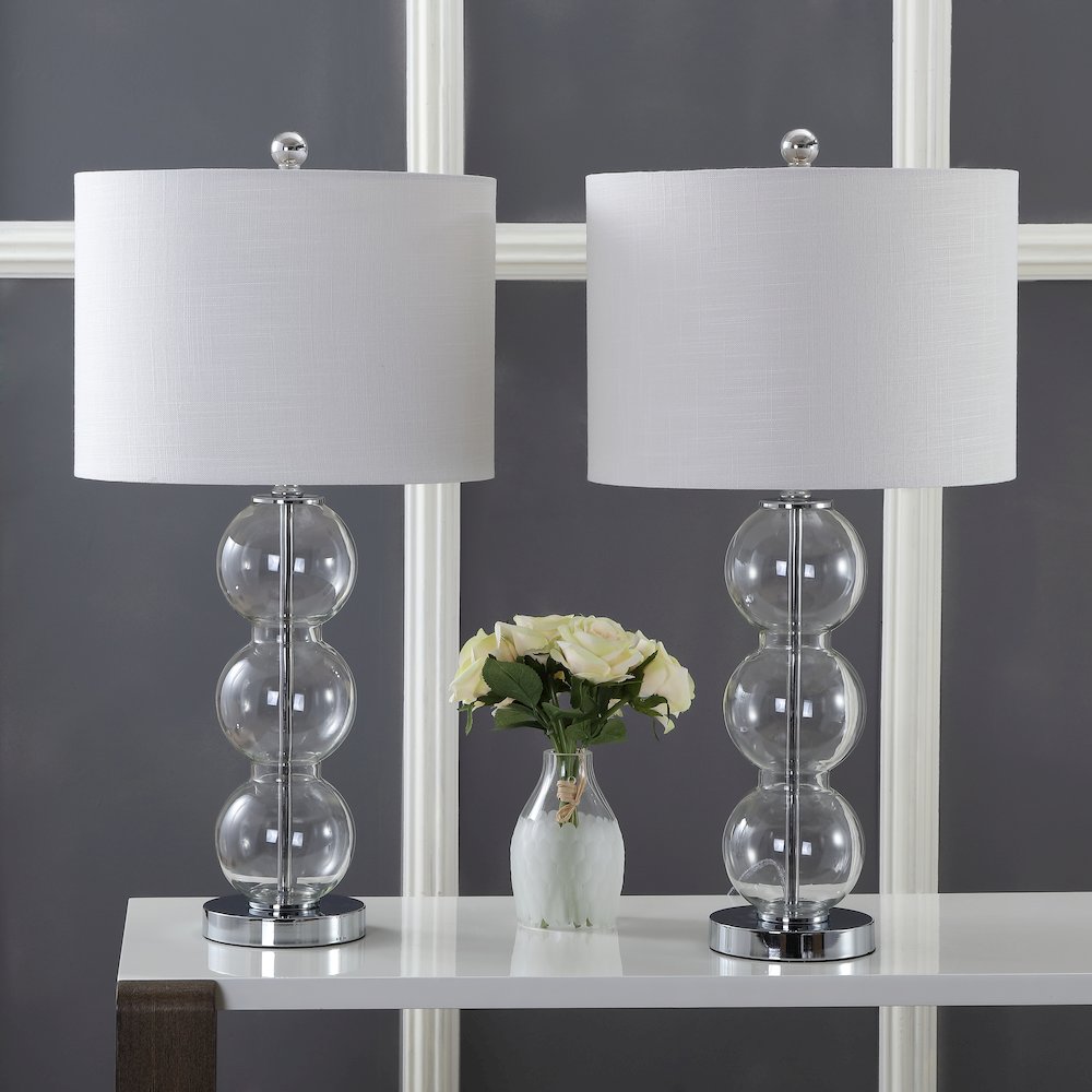 Bella Glass Triple Sphere Led Table Lamp (Set Of 2). Picture 8