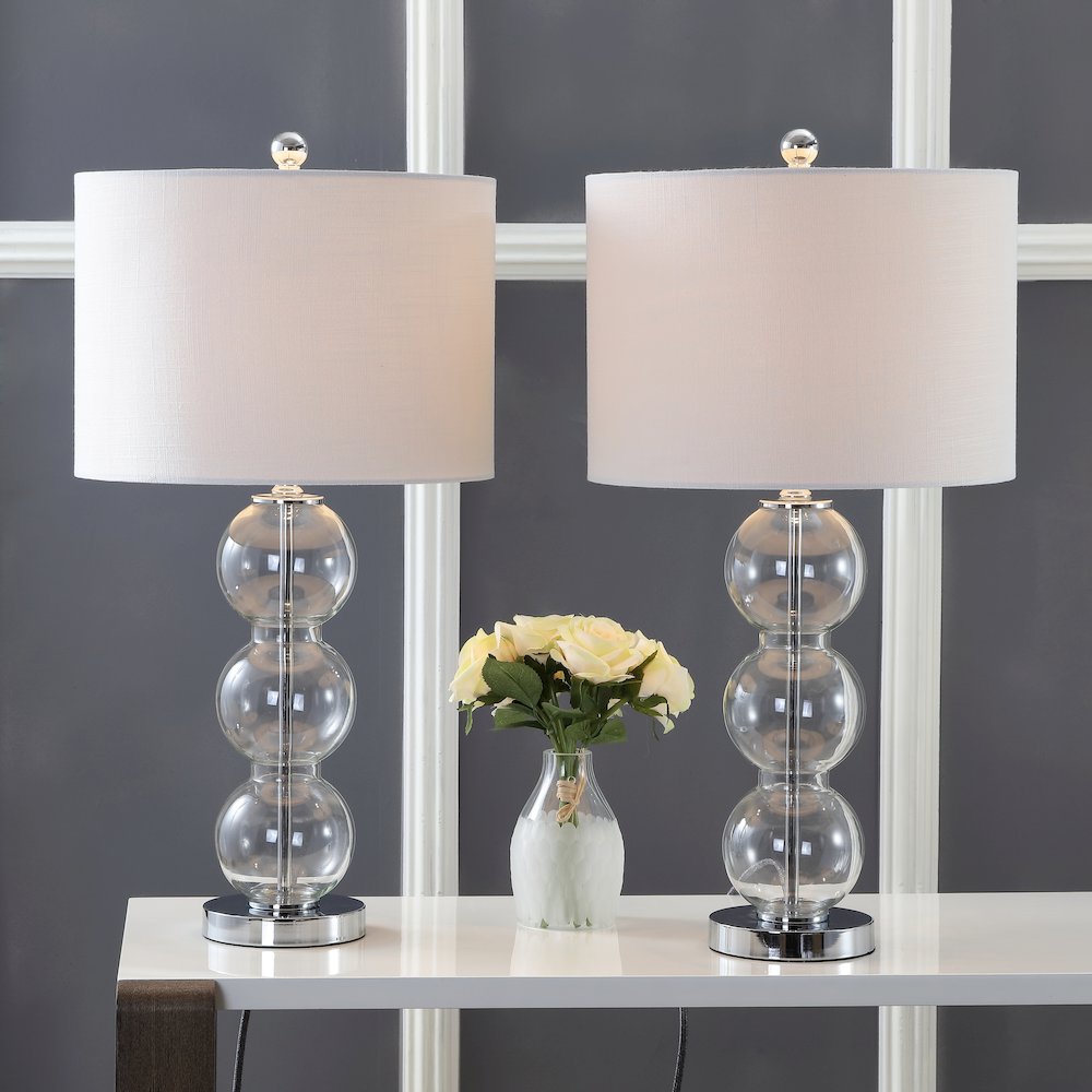 Bella Glass Triple Sphere Led Table Lamp (Set Of 2). Picture 7
