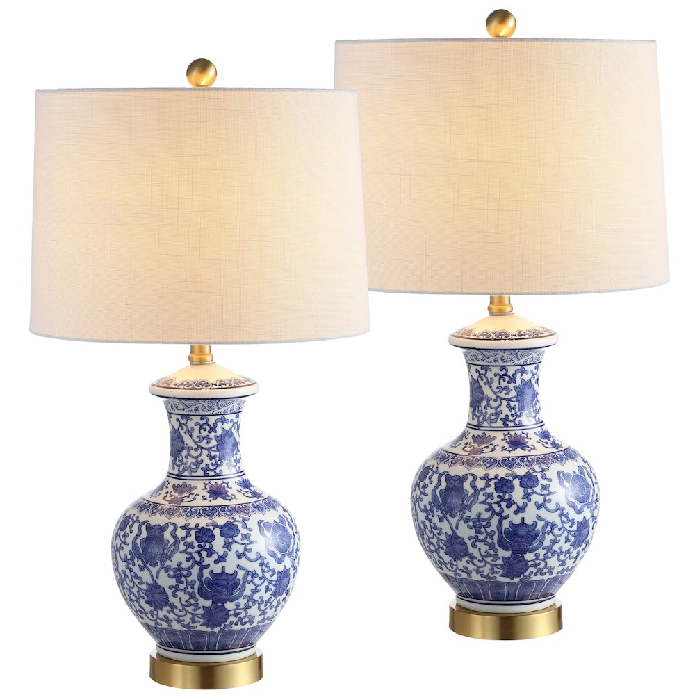 Jennifer Ceramicmetal Led Table Lamp (Set Of 2). Picture 1