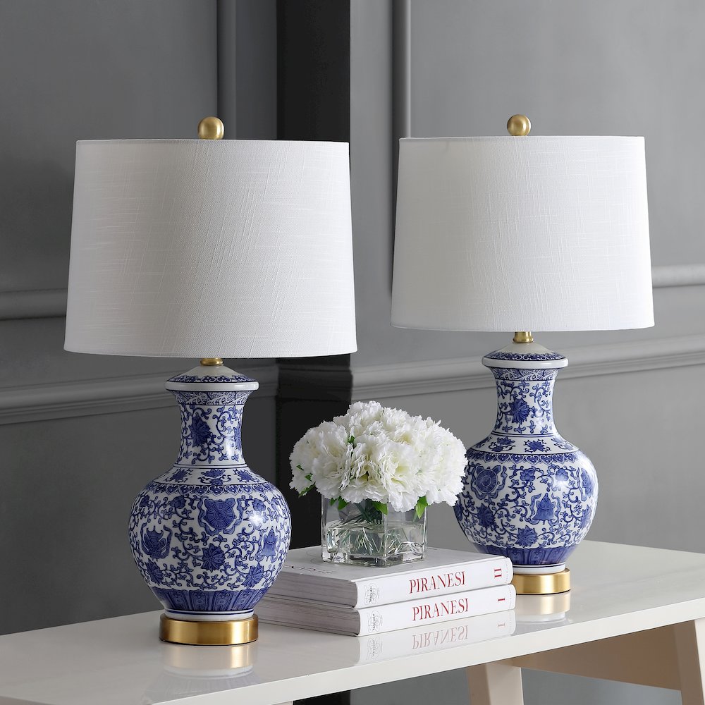 Jennifer Ceramicmetal Led Table Lamp (Set Of 2). Picture 8