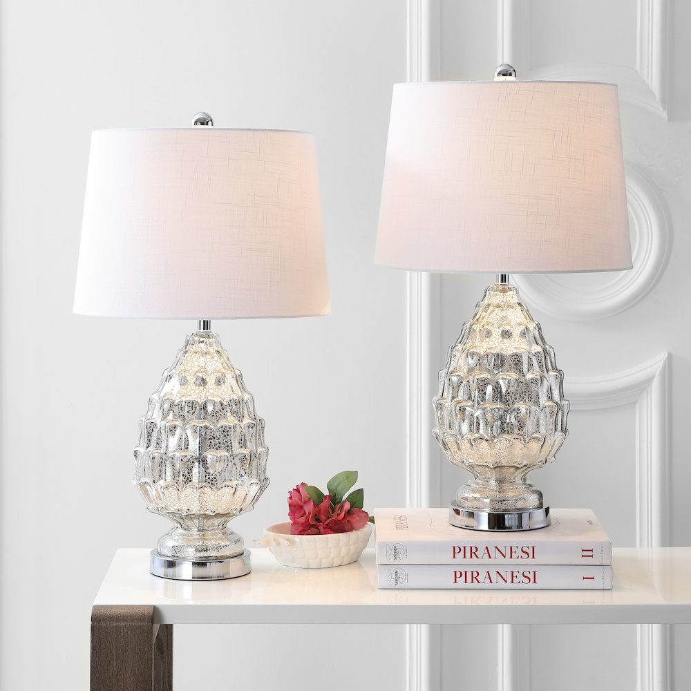 Artichoke Glass Led Table Lamp (Set Of 2). Picture 5